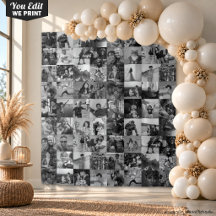 Fotocollage Banner Verjaardag Huwelijk Jubileum