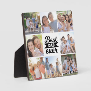 Fotocollage Beste vader ooit Fotoplaat