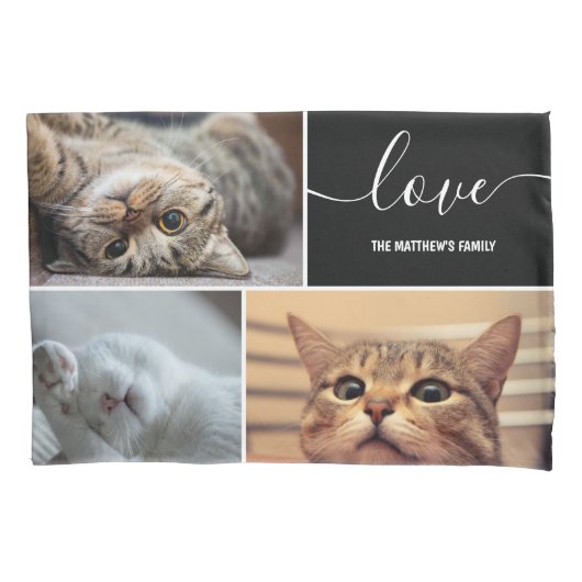 Fotocollage Cute Cats Pet Lovers Kussensloop (Voorkant)