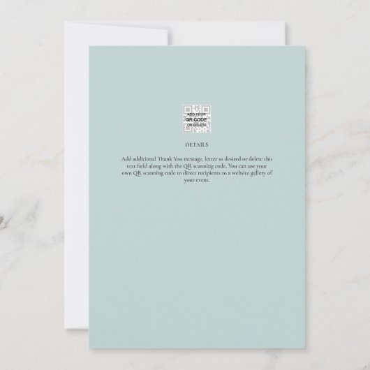 Fotocollage DANK U Bieden/Baby/Afstuderen/ENIG Kaart (Achterkant)