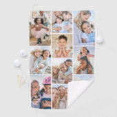 Fotocollage Eenvoudig Elegant Afbeelding Golfhanddoek (Insitu)