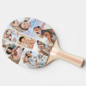 Fotocollage Eenvoudig Elegant Afbeelding Tafeltennisbatje (Zijkant)