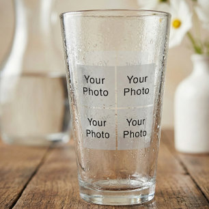 Fotocollage eenvoudig glas