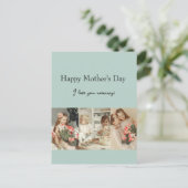 Fotocollage en bericht - gepersonaliseerd cadeau | briefkaart (Staand voorkant)