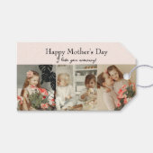 Fotocollage en bericht - gepersonaliseerd cadeau | cadeaulabel (Voorkant (Horizontaal))