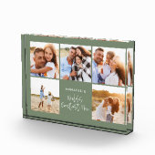 Fotocollage groene girale moederdag fotoblokken (Rechts)