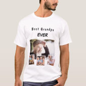 Fotocollage grootvader grootvader t-shirt (Voorkant)