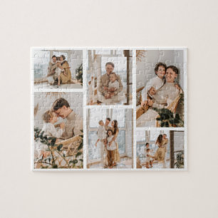 Fotocollage ideeën voor geschenken Creëer 6 foto's Legpuzzel