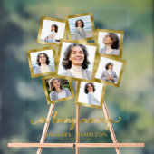 Fotocollage in liefdevol geheugenbord acryl bord (Neutraal)