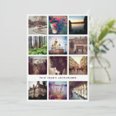 Fotocollage Instagram Happy Holiday Kaart (Staand voorkant)