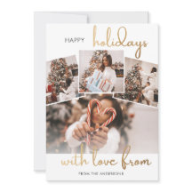 Fotocollage Kerst Familie Vakantiekaart
