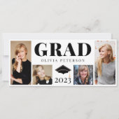 Fotocollage klasse van 2023 Afstuderen Aankondiging (Voorkant)