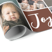 Fotocollage Merry & Bright Christmas Cadeaupapier (Rol Hoek)