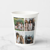 Fotocollage Modern Eenvoudig Papieren Bekers (Voorkant)