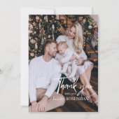 Fotocollage Modern Elegant 5 foto's Bedankt (Voorkant)