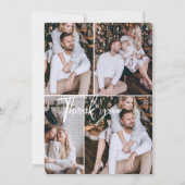 Fotocollage Modern Elegant 5 foto's Bedankt (Achterkant)