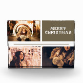 Fotocollage Modern kerstvakantie fotoblok (Voorkant)