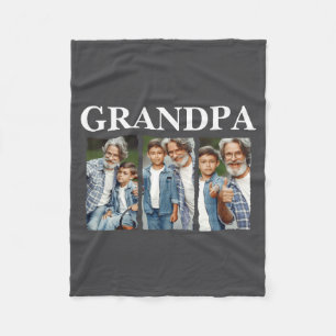 Fotocollage Opa D Cadeau Fleece Deken