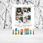 Fotocollage Retro Kerstkaarten Feestdagenkaart