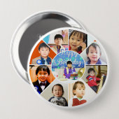 Fotocollage Ronde Button 4,0 Cm (Voorkant /achterkant)