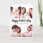 Fotocollage Vaderdag Kaart (Voorkant)