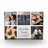 Fotocollage van aangepaste familie personaliseert  fotoblokken (Voorkant)