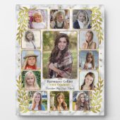 Fotocollage van de middelbare school Afstuderen |  Fotoplaat (Voorkant)