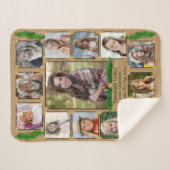 Fotocollage van de middelbare school Afstuderen |  Sherpa Deken (Voorkant (horizontaal))