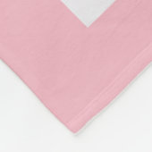 Fotocollage van roze oma Fleece Blanket (Hoek)