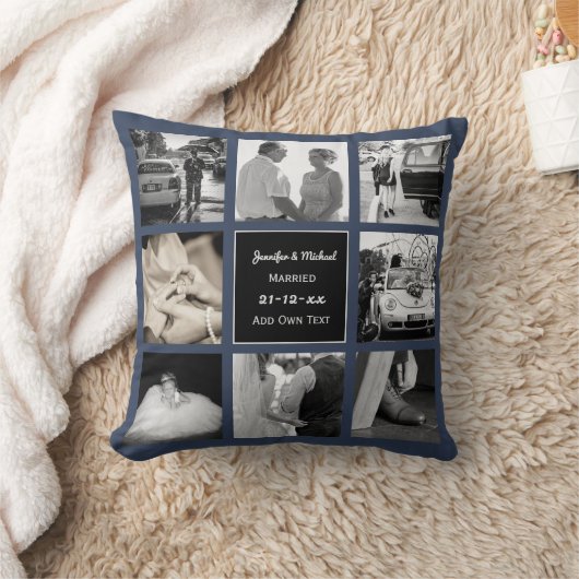 FOTOCOLLAGE Vernieuwing van het Huwelijksgelofte o Kussen (Deken)