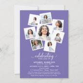 Fotocollage Viering van het leven Memorial Service Kaart (Voorkant)