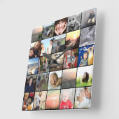 Fotocollage Vierkante Klok (Hoek)