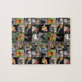 Fotocollage voor kippen en roosters; legpuzzel (Horizontaal)
