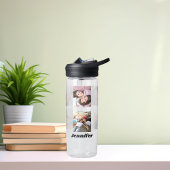 Fotocollage vriendennaam waterfles