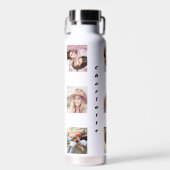 Fotocollage vriendennaam waterfles (Voorkant)