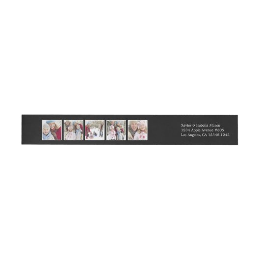 Fotocollage | Wraparound Return Address Label (Individueel)