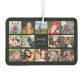 Fotocollage Zwart Custom Luchtverfrisser (Achterkant)