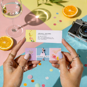 Fotocollagefotograaf voor moderne fotografie mini visitekaartje