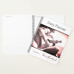 Fotodagplanner Vrouwelijke Gitariste HAMbWG Planner