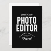 Fotoeditor Titel titel Cadeau Kaart (Voorkant / Achterkant)