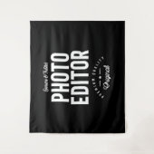 Fotoeditor Titel titel Cadeau Wandkleed (Voorkant)