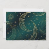 FotoEmerald Groen Goud Hemelbruiloft Save The Date (Achterkant)