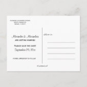 Fotofilm Strip Bewaar de datum aankondiging (Achterkant)