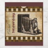 fotofilm wijn etiket (Enkel label)