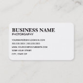 Fotofilmstrips Fotofotografie Visitekaartje (Achterkant)