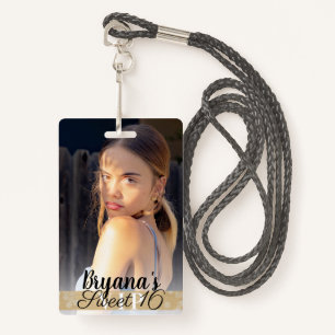 Fotofoto Gold VIP Birthday Party Pass Badge