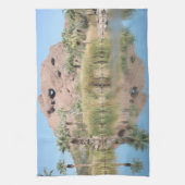 Fotofoto van Arizona Mountain Water Theedoek (Verticaal)