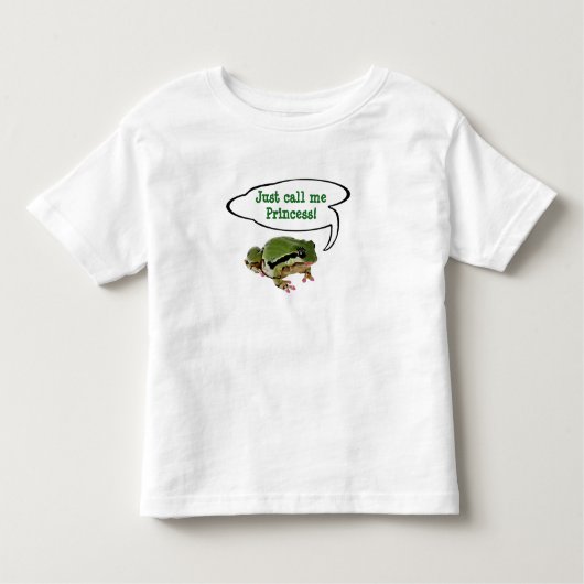 Fotofoto van Cute Custom Frog Princess Kinder Shirts (Voorkant)