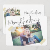 Fotofoto van Cute scrapbook: kerstkaart (Voorkant / Achterkant)