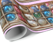 Fotofoto van  reflector cadeaupapier (Rol Hoek)